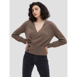 Yak Wool Knitted Button Pullover Sweater