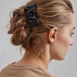 Faux Leather Hair Clip