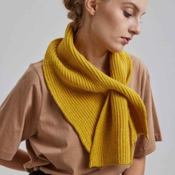 Warm Knitted Cross Scarf