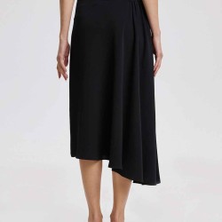 Drapey Asymmetric Skirt