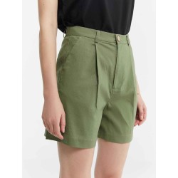 A-line Pleated Detail Shorts