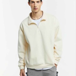 Monochrome Quarter-Zip Sweatshirt